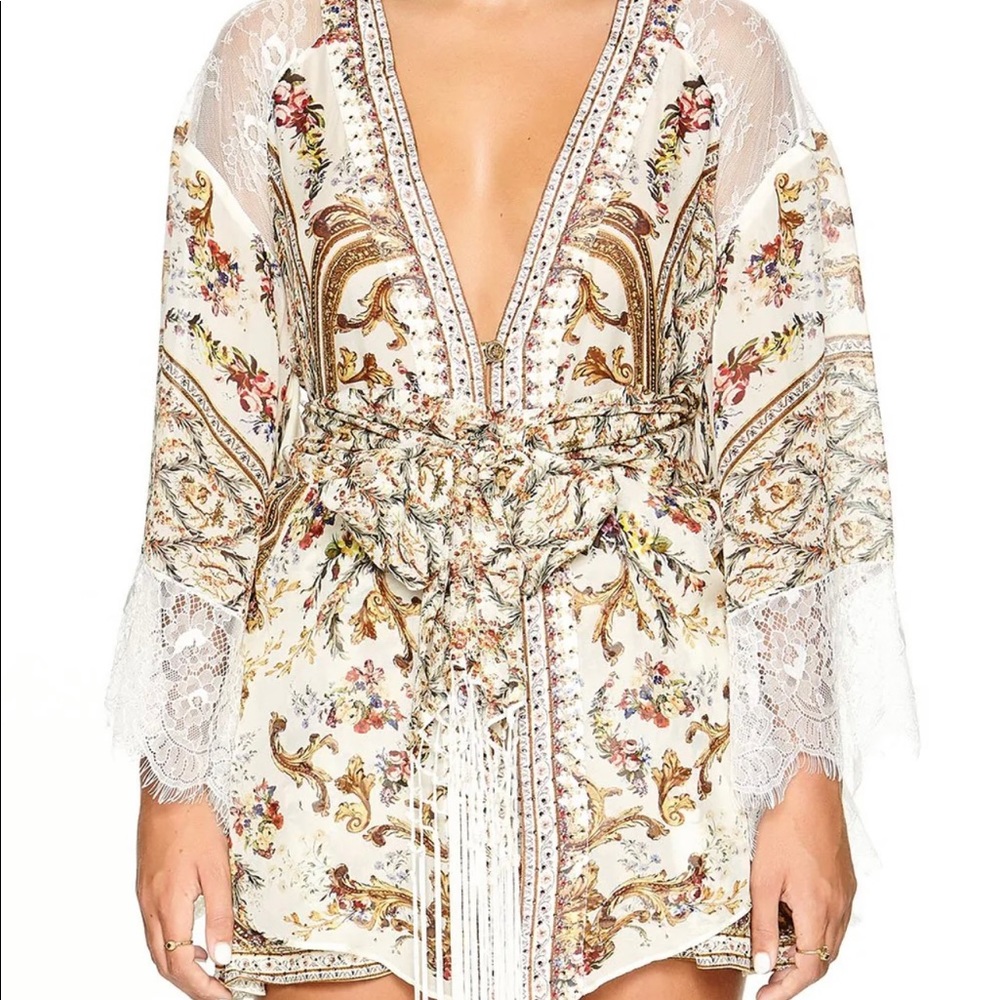 Camilla Franks Olympe Ode kimono with Embroidery Inserts Pre-Owned Price Is Firm